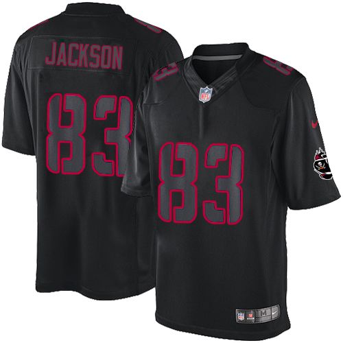 Men's Limited Vincent Jackson Nike Jersey Black - #83 Impact NFL Tampa Bay Buccaneers
